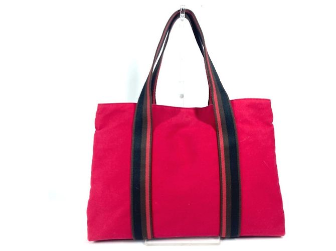Hermès Borsa Tote HERMES Troca Horizontal MM Nero Rosso - vista 2