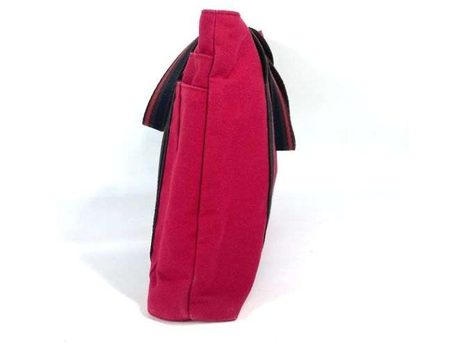 Hermès Borsa Tote HERMES Troca Horizontal MM Nero Rosso - vista 3