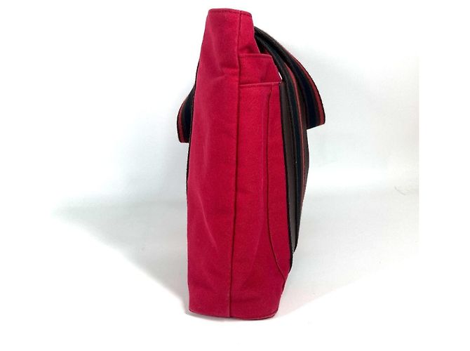 Hermès Borsa Tote HERMES Troca Horizontal MM Nero Rosso - vista 4
