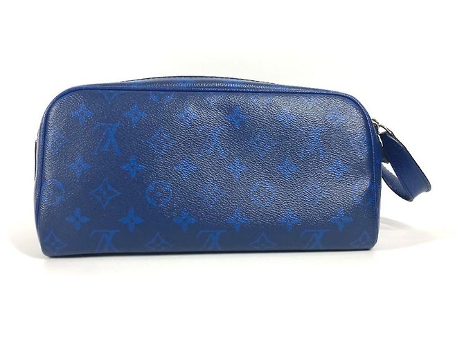 Poche de toalete Louis Vuitton Taiga Rama Azul - vista 2