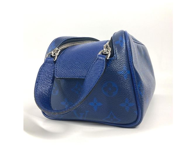 Poche de toalete Louis Vuitton Taiga Rama Azul - vista 4