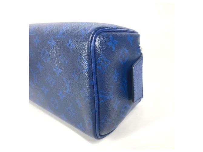Poche de toalete Louis Vuitton Taiga Rama Azul - vista 6