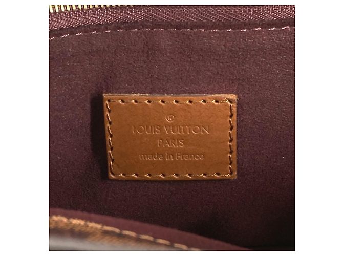 Borsa Tote Damier Ascot di Louis Vuitton Marrone - vista 12