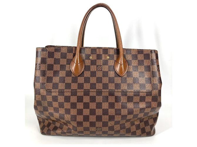 Borsa Tote Damier Ascot di Louis Vuitton Marrone - vista 2