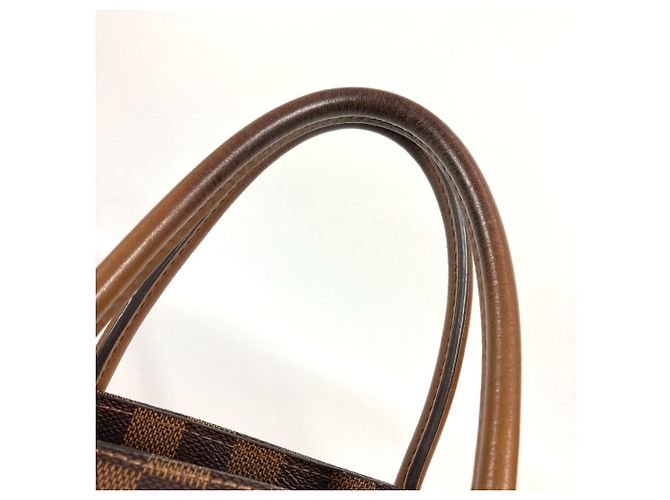 Borsa Tote Damier Ascot di Louis Vuitton Marrone - vista 7