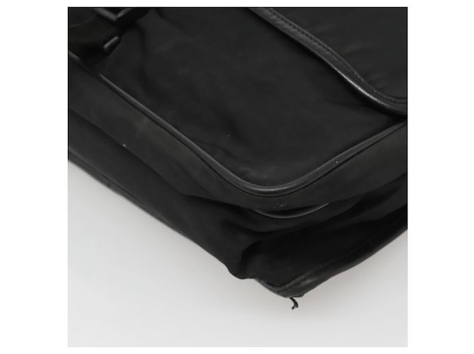 Borsa a Spalla PRADA in Nylon Nero Argento Autentica hk2516 - vista 14