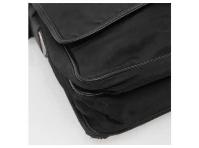 Borsa a Spalla PRADA in Nylon Nero Argento Autentica hk2516 - vista 15