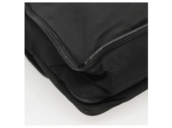 Borsa a Spalla PRADA in Nylon Nero Argento Autentica hk2516 - vista 16