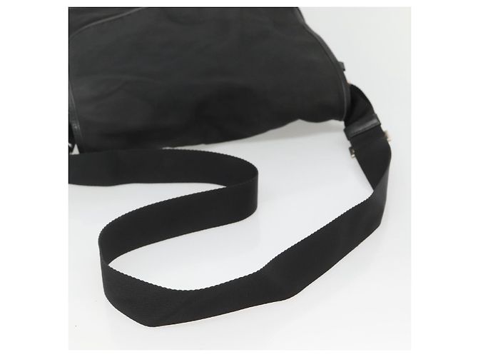 Borsa a Spalla PRADA in Nylon Nero Argento Autentica hk2516 - vista 7