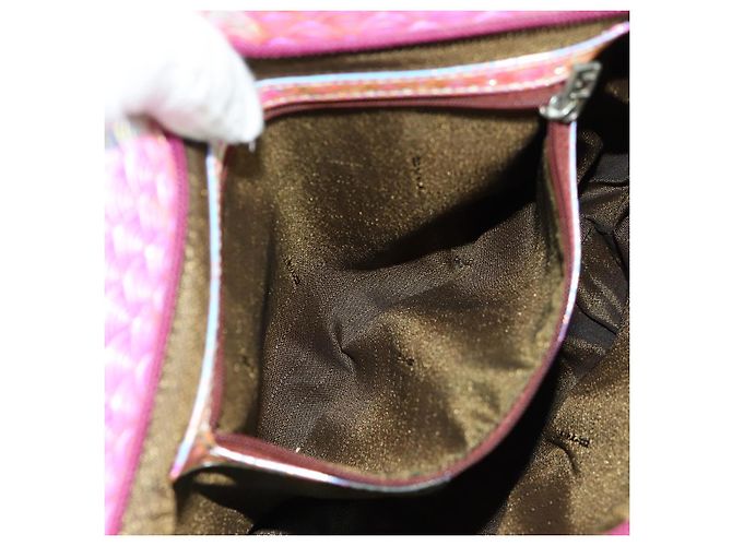 FENDI Tote Bag Perlen Mehrfarbig Silber Auth MX075SM Mehrfarben - Ansicht 22