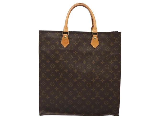 LOUIS VUITTON Borsa Sac Plat Monogram M51140 LV Auth am8350 Monogramma - vista 13