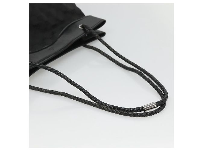 Borsa a Spalla GG Canvas Gucci Nera 109141 Auth fm4617 Nero - vista 7