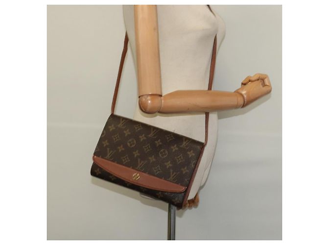 LOUIS VUITTON Monogram Bordeaux 24 Borsa a Spalla M51798 LV Auth 121580 Monogramma - vista 22