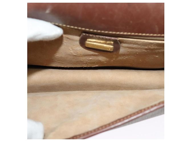GUCCI Borsa Sherry Line Micro GG Supreme Web PVC Beige Oro Auth th5905 D'oro - vista 10