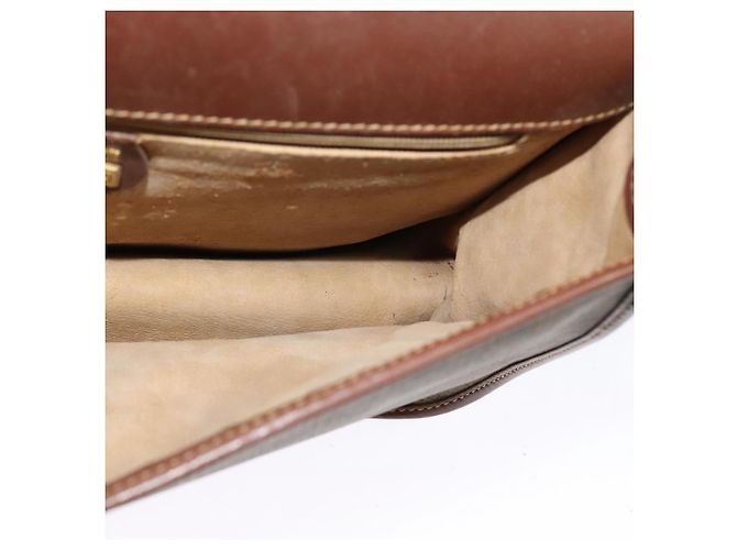 GUCCI Borsa Sherry Line Micro GG Supreme Web PVC Beige Oro Auth th5905 D'oro - vista 19