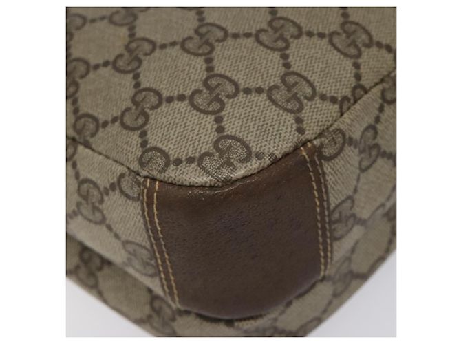 Borsa a spalla GUCCI GG Supreme Beige Oro Auth th5861 D'oro - vista 16