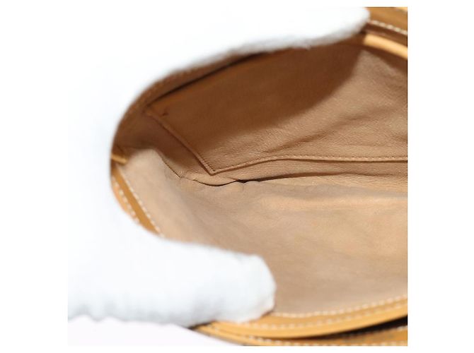 Gucci Borsa a spalla Micro GG Supreme PVC Beige Oro 001 406 1780 Auth th5863 D'oro - vista 21