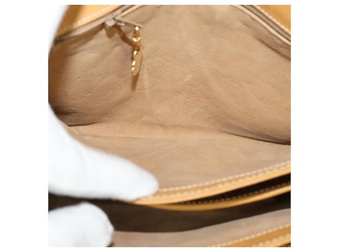 Gucci Borsa a spalla Micro GG Supreme PVC Beige Oro 001 406 1780 Auth th5863 D'oro - vista 22