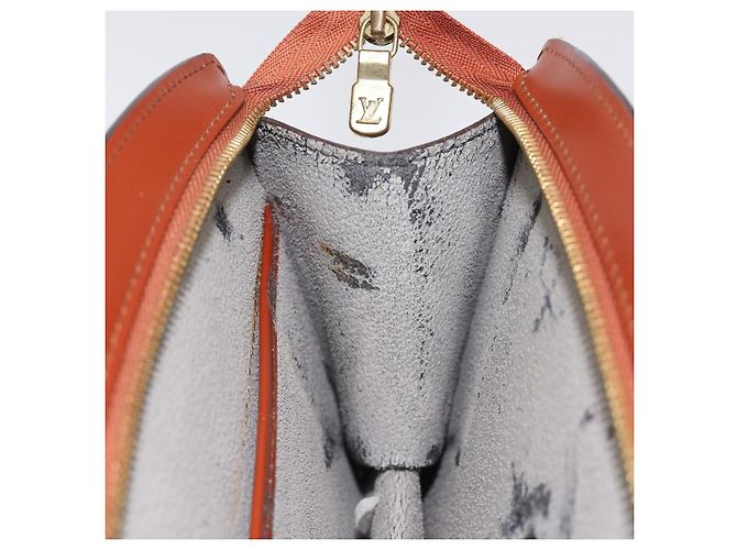 LOUIS VUITTON Epi Trousse Crete Pouch Marrone M48403 LV Auth th5942 - vista 11