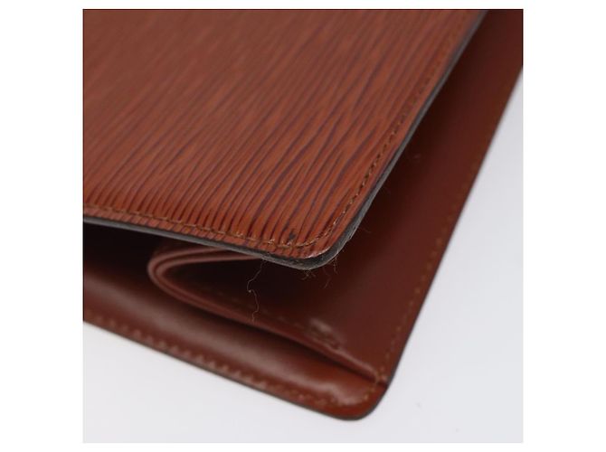 LOUIS VUITTON Epi Trousse Crete Pouch Marrone M48403 LV Auth th5942 - vista 14