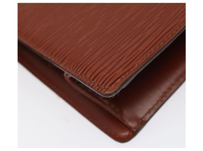 LOUIS VUITTON Epi Trousse Crete Pouch Marrone M48403 LV Auth th5942 - vista 16