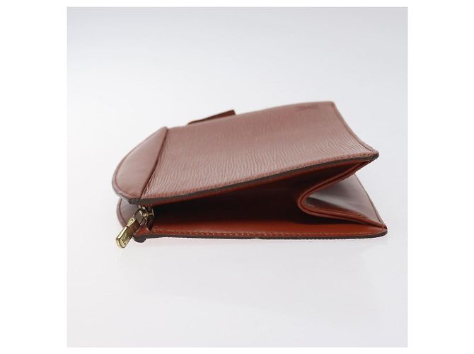 LOUIS VUITTON Epi Trousse Crete Pouch Marrone M48403 LV Auth th5942 - vista 4