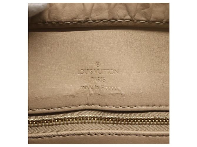 LOUIS VUITTON Monogram Vernis Houston Sac à Main Beige M91004 LV Auth hk2531 - vue 18