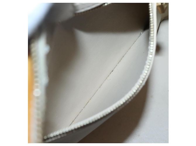 LOUIS VUITTON Monogram Vernis Houston Sac à Main Beige M91004 LV Auth hk2531 - vue 21