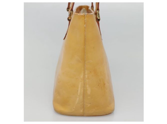 LOUIS VUITTON Monogram Vernis Houston Sac à Main Beige M91004 LV Auth hk2531 - vue 3