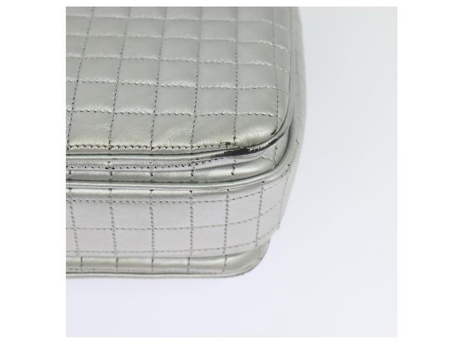 Céline Borsa a spalla CELINE in pelle argento nero oro Auth 120162 D'oro - vista 16