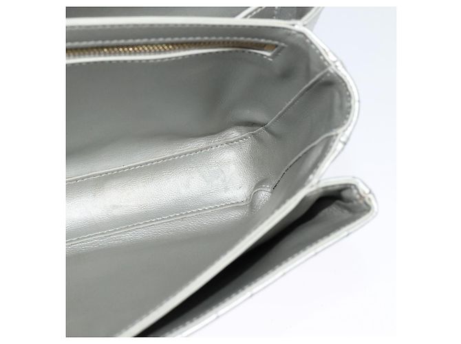 Céline Borsa a spalla CELINE in pelle argento nero oro Auth 120162 D'oro - vista 19