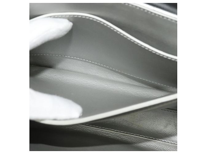 Céline Borsa a spalla CELINE in pelle argento nero oro Auth 120162 D'oro - vista 21
