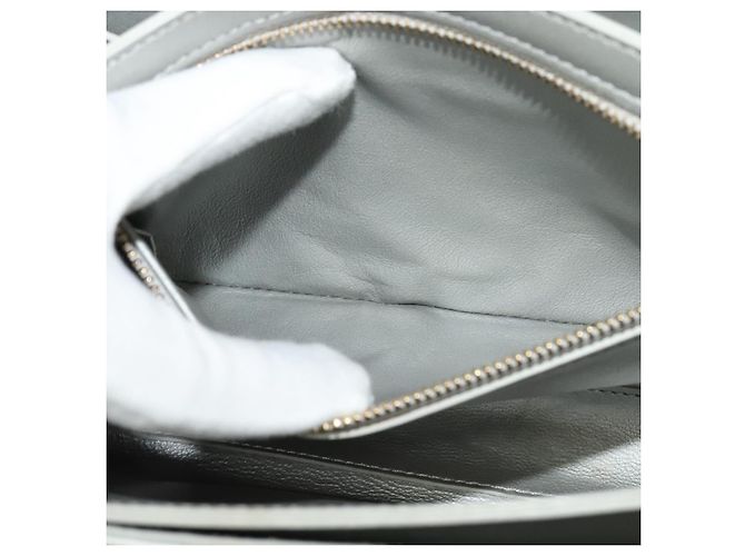 Céline Borsa a spalla CELINE in pelle argento nero oro Auth 120162 D'oro - vista 24