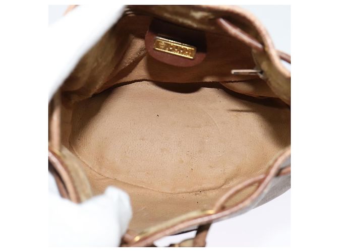 GUCCI Micro GG Supreme Shoulder Bag Beige Gold 007 86 0044 Auth ti2975 Golden - view 10