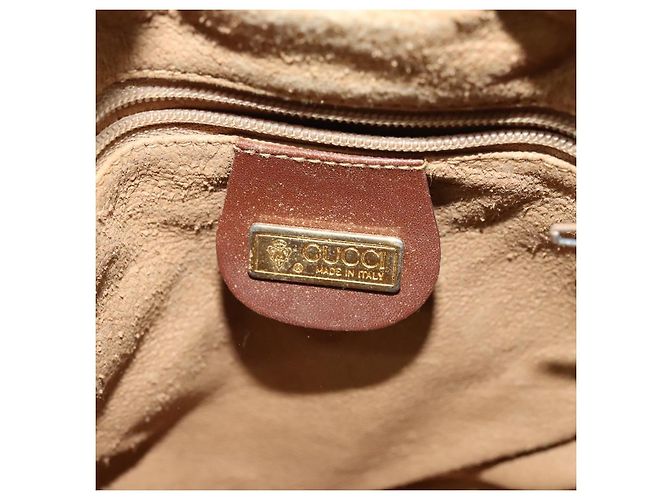 GUCCI Micro GG Supreme Shoulder Bag Beige Gold 007 86 0044 Auth ti2975 Golden - view 17