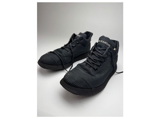 Sneaker vintage Jil Sander neri Nero - vista 5