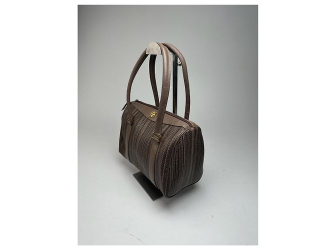 Vintage Givenchy Leder Tasche braun - Ansicht 14