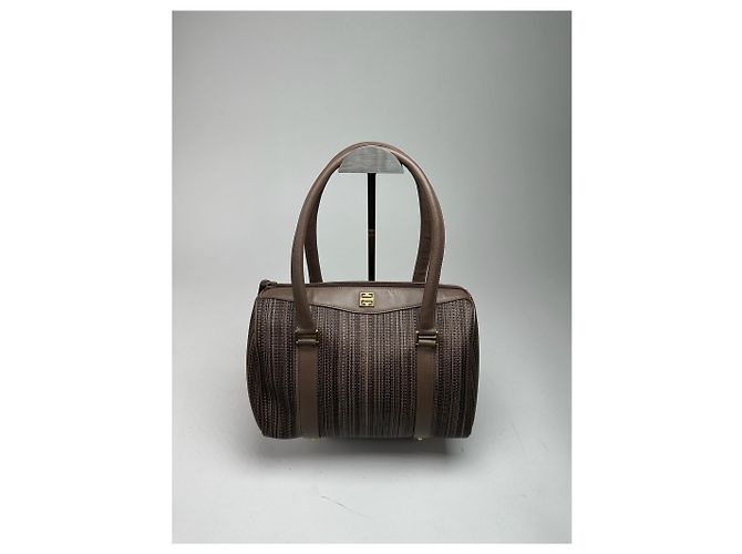 Vintage Givenchy Leder Tasche braun - Ansicht 15