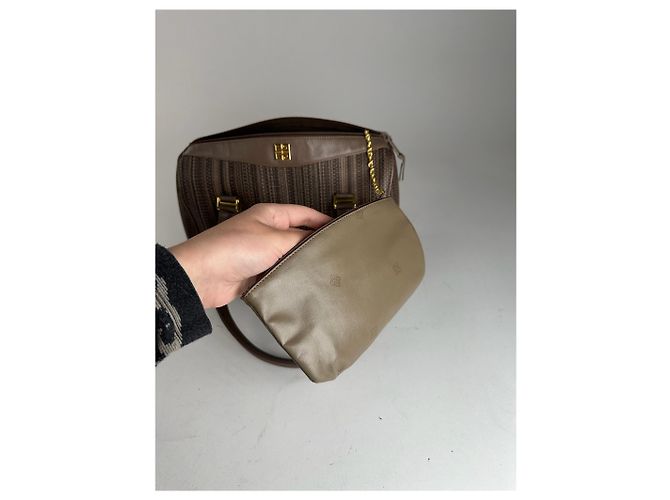 Vintage Givenchy Leder Tasche braun - Ansicht 4
