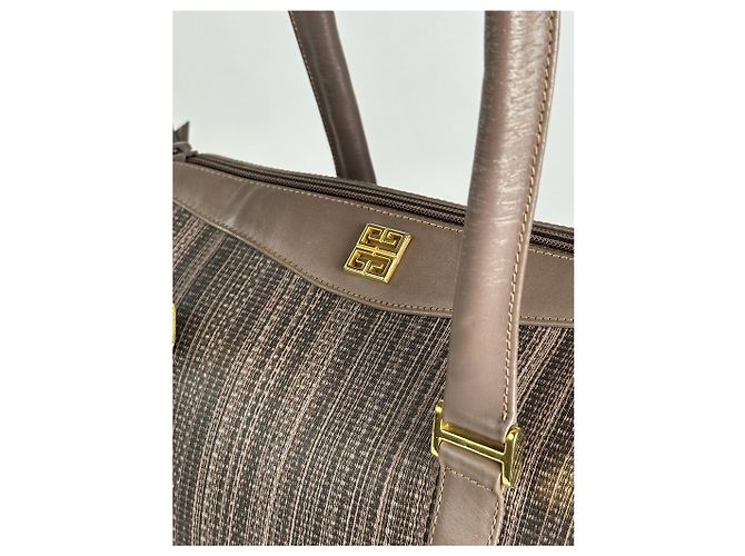 Vintage Givenchy Leder Tasche braun - Ansicht 7