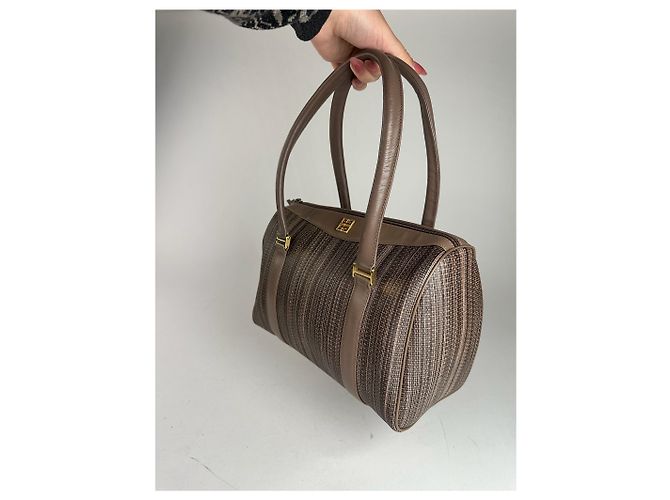 Vintage Givenchy Leder Tasche braun - Ansicht 9