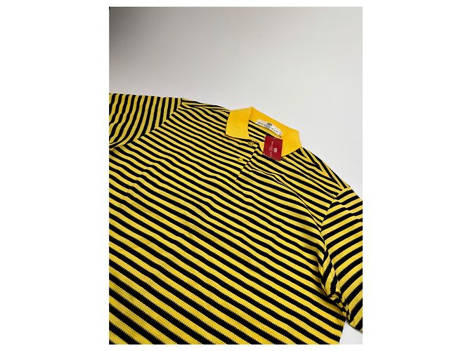Conjunto vintage Balenciaga preto e amarelo L novo - vista 6
