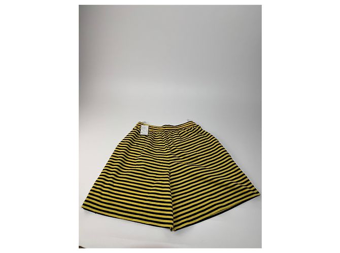 Conjunto vintage Balenciaga preto e amarelo L novo - vista 7