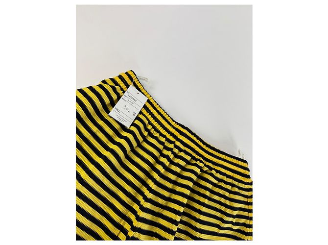 Conjunto vintage Balenciaga preto e amarelo L novo - vista 9