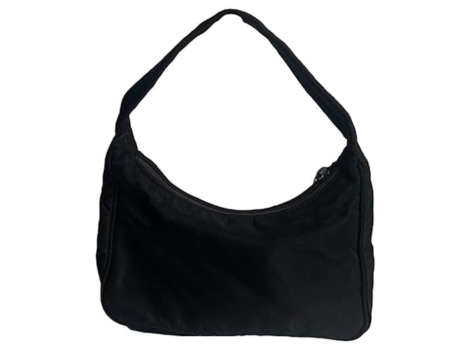 Borsa Prada nera in Re-Nylon Nero - vista 2