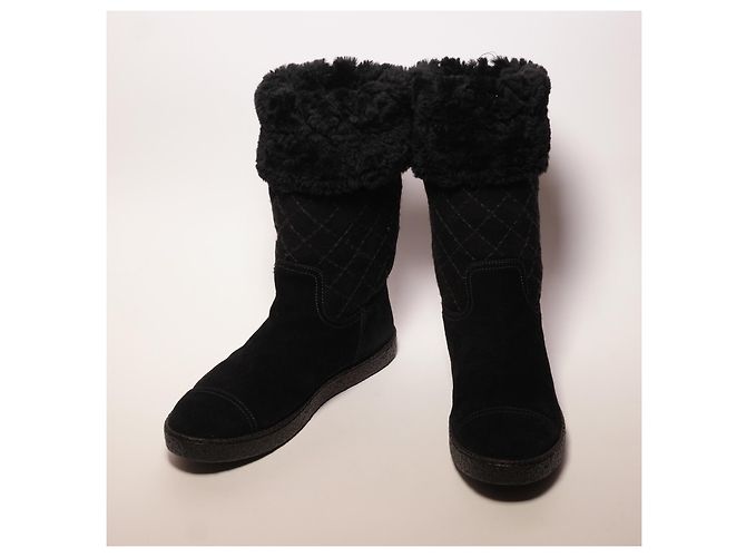 Botas Chanel de piel negra Negro - vista 14