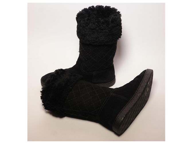 Botas Chanel de piel negra Negro - vista 15