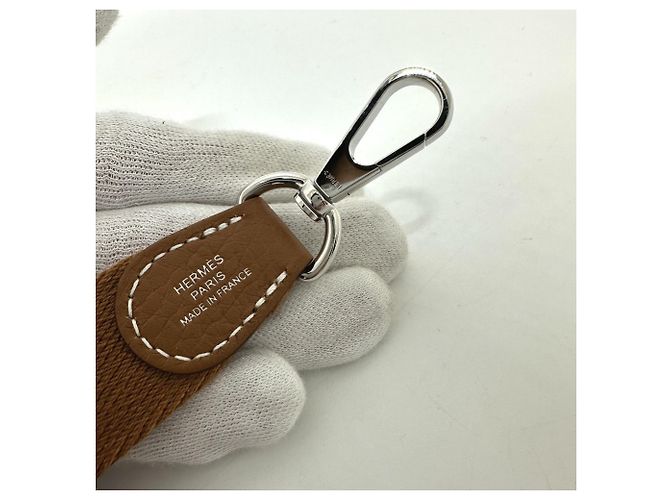 Hermès Bolso cruzado Hermes Evelyne TPM Dorado - vista 12