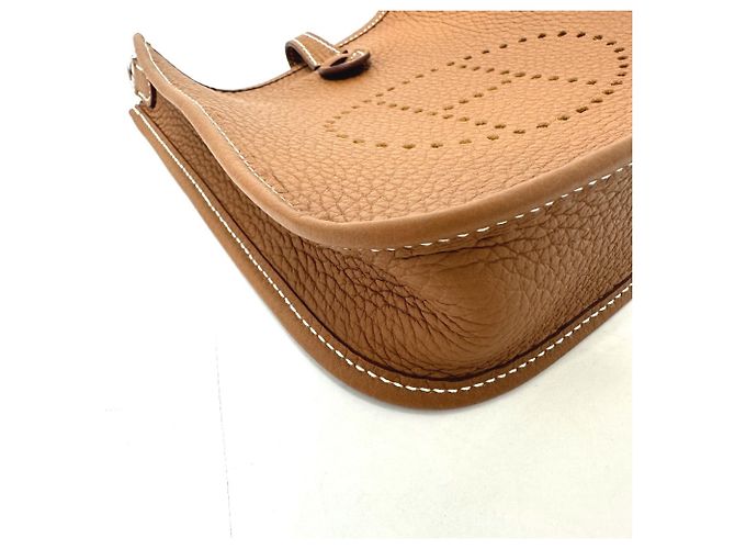 Hermès Bolso cruzado Hermes Evelyne TPM Dorado - vista 5