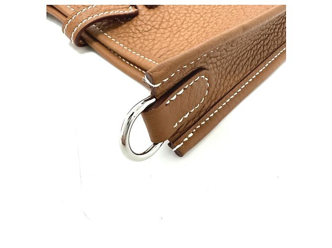Hermès Bolso cruzado Hermes Evelyne TPM Dorado - vista 6